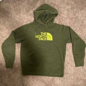 North Face Hoodie - Green - Mens medium